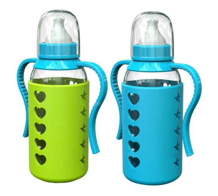 Silicone milk bottle