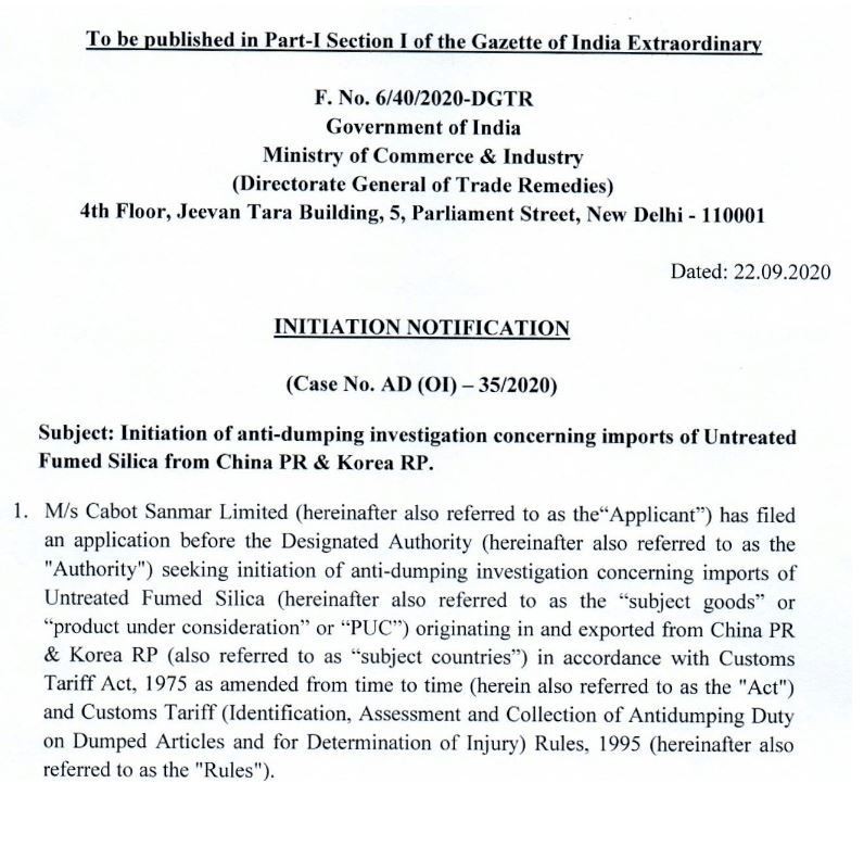 Indian anti-dumping