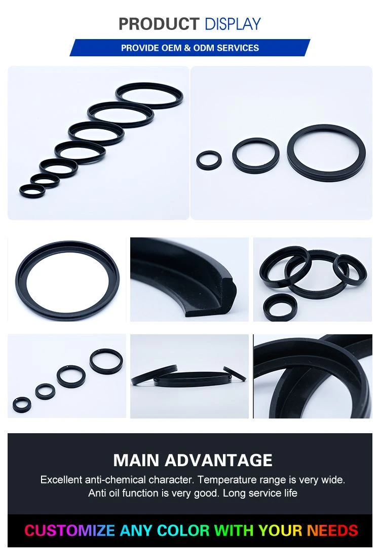 Detail drawing of silicone rubber sealing ring or gasket