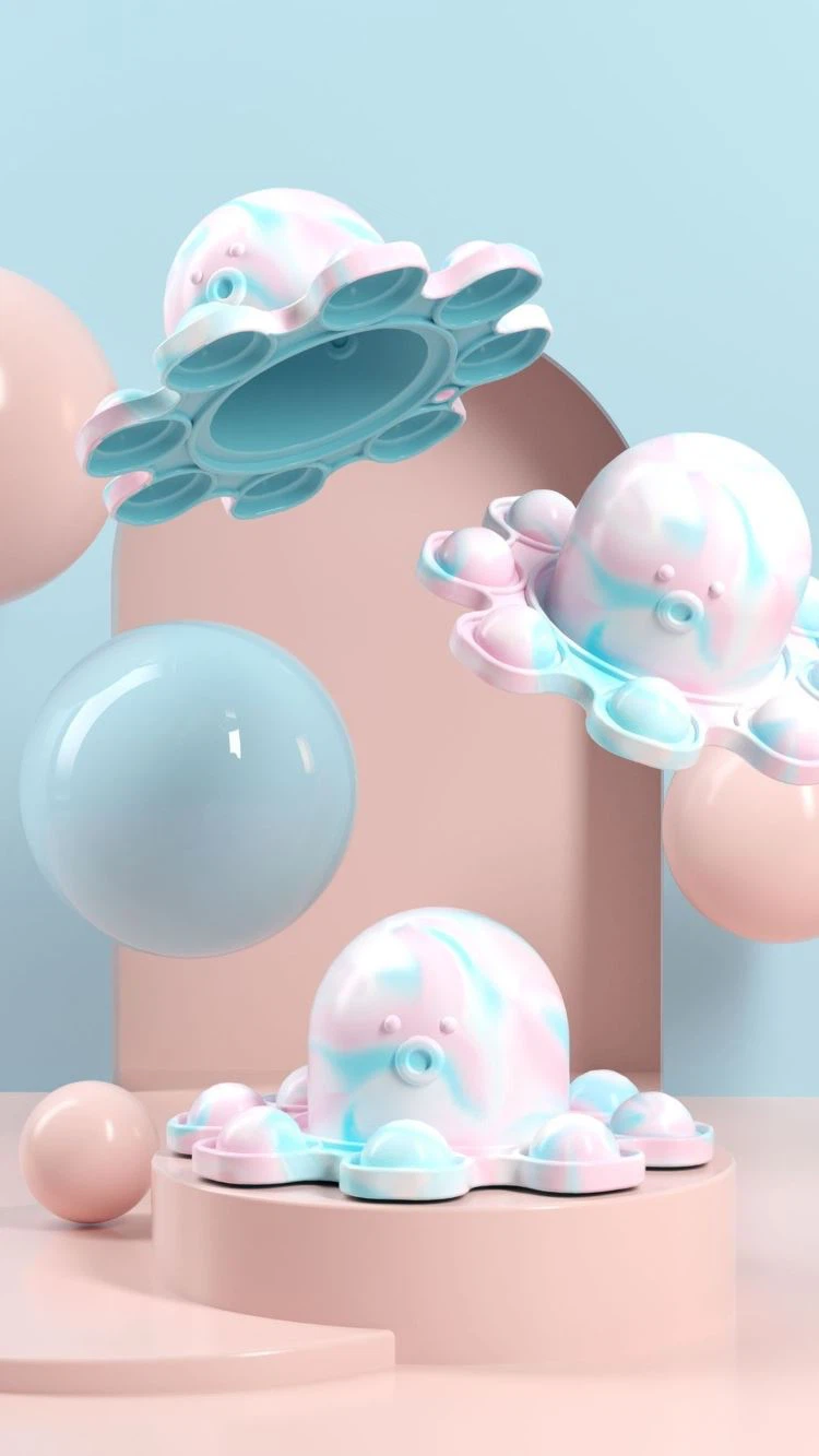 Octopus toy flip picture