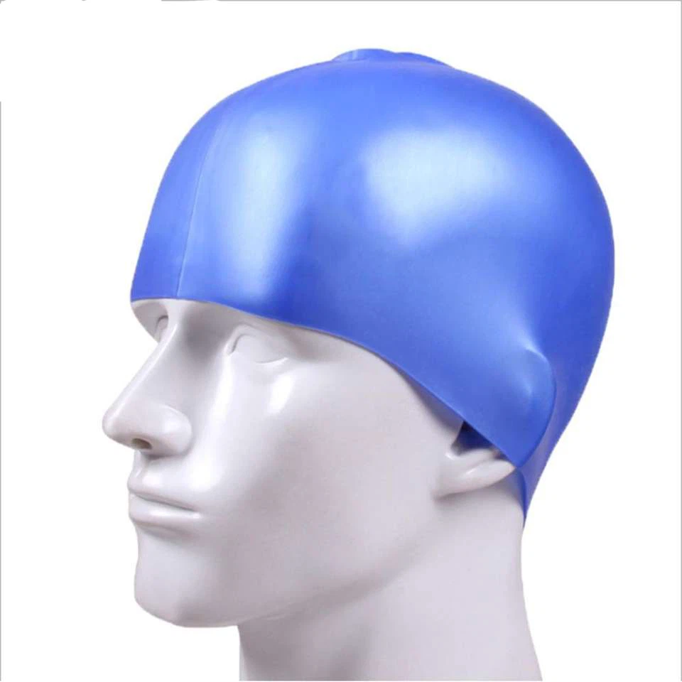 Silicone rubber swimming cap