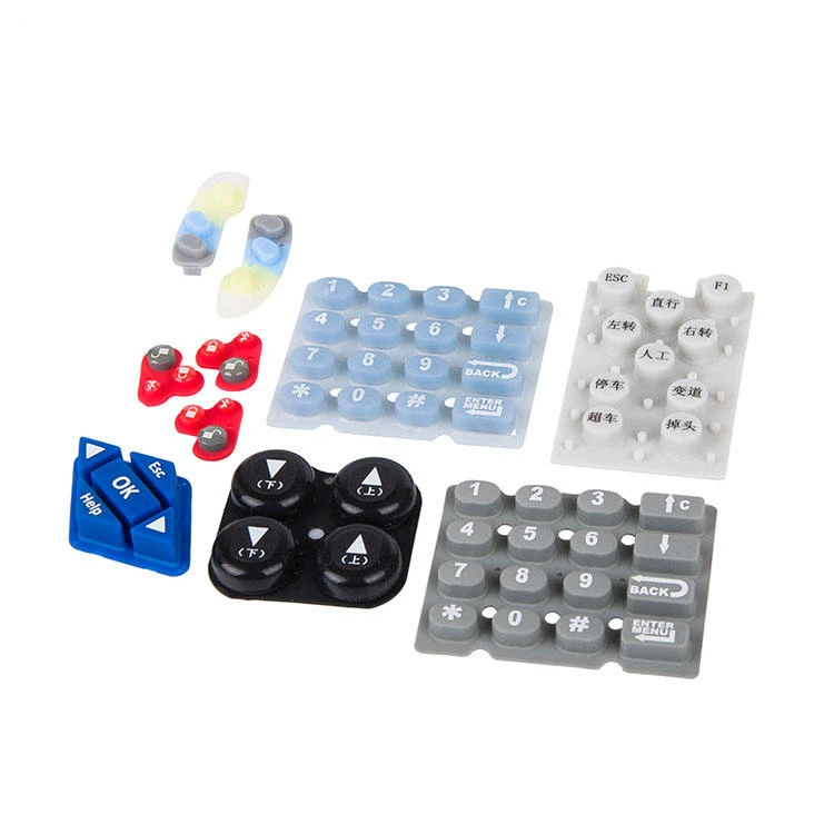 Conductive silicone rubber keys Conductive silicone rubber keys