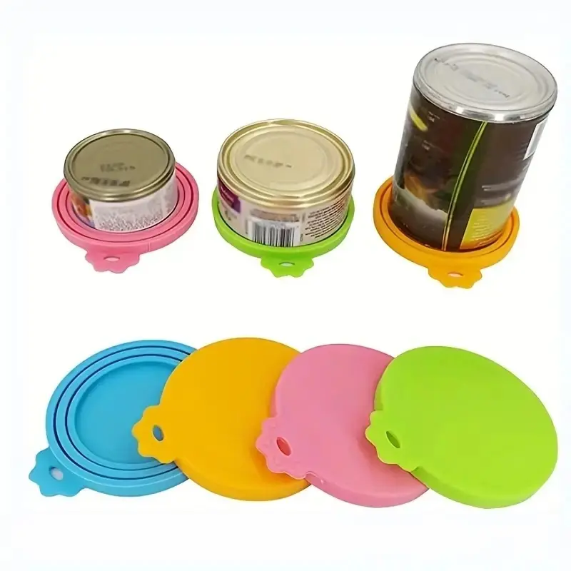 Customized silicone can lids