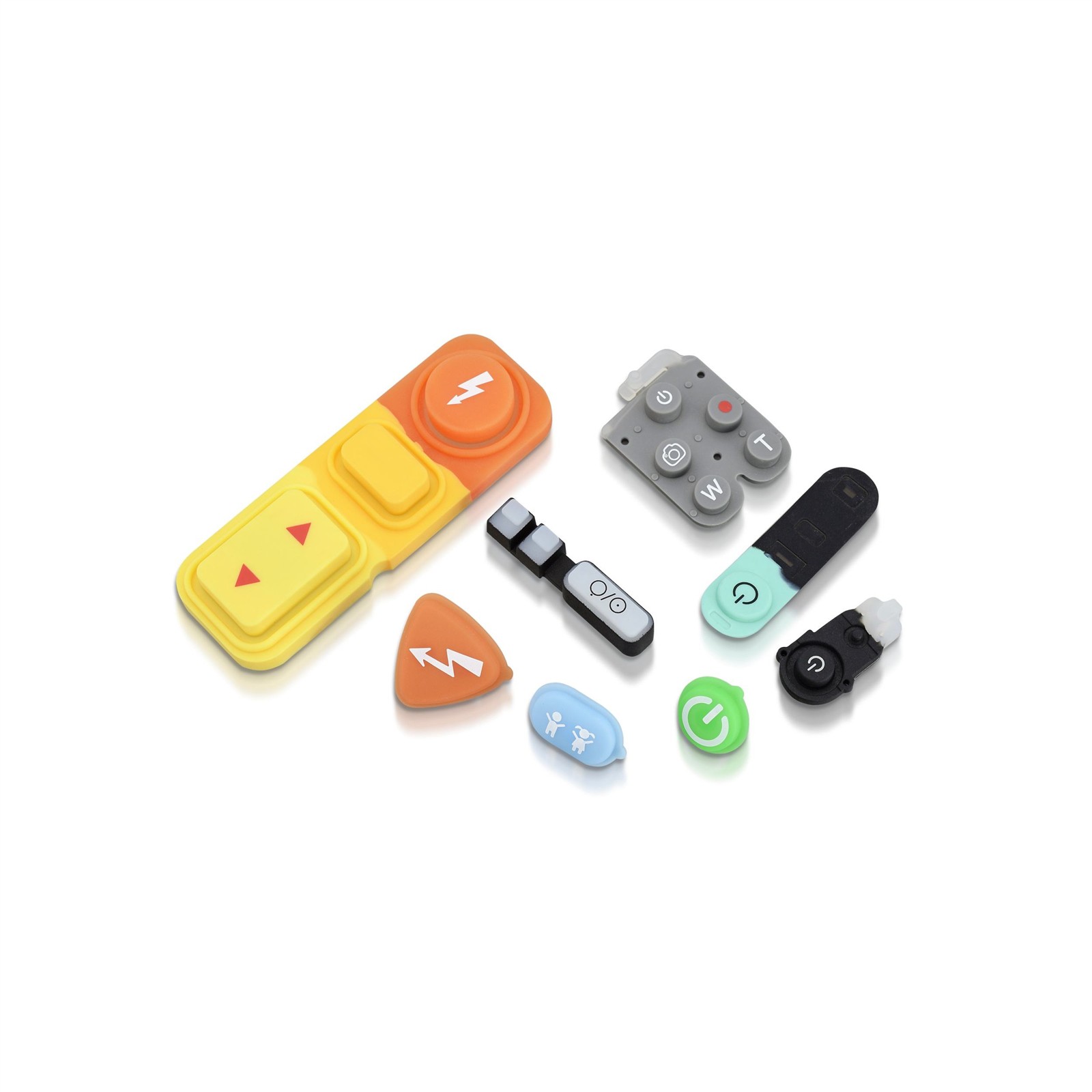 Customized silicone rubber buttons