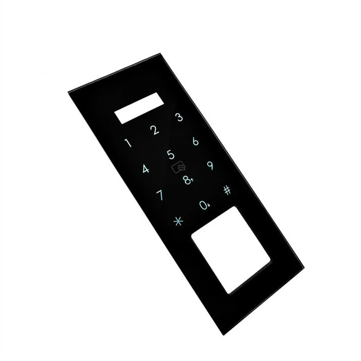 Swipe card sensor access screen printing panel
