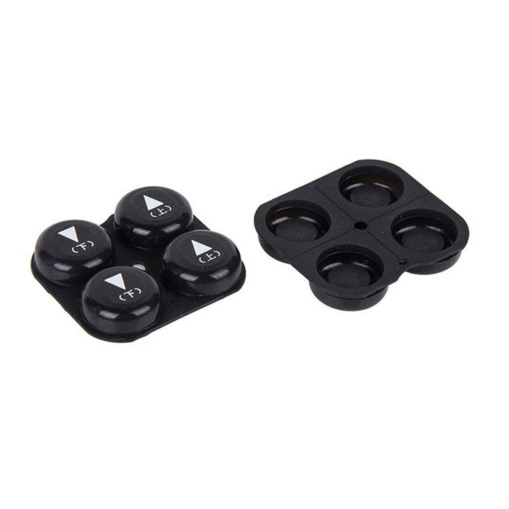 Color silicone rubber conductive keys