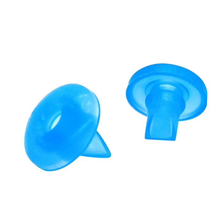 Silicone rubber duckbill valve