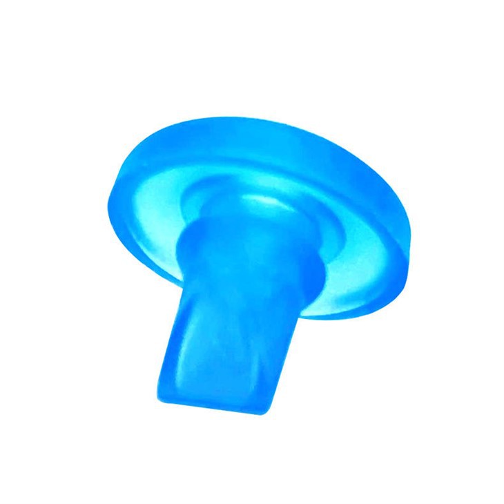 Silicone duck bill check valve