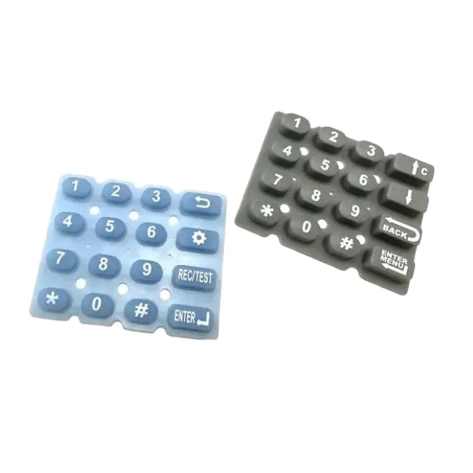 Customized Silicone Rubber Keyboard With Screen Printing