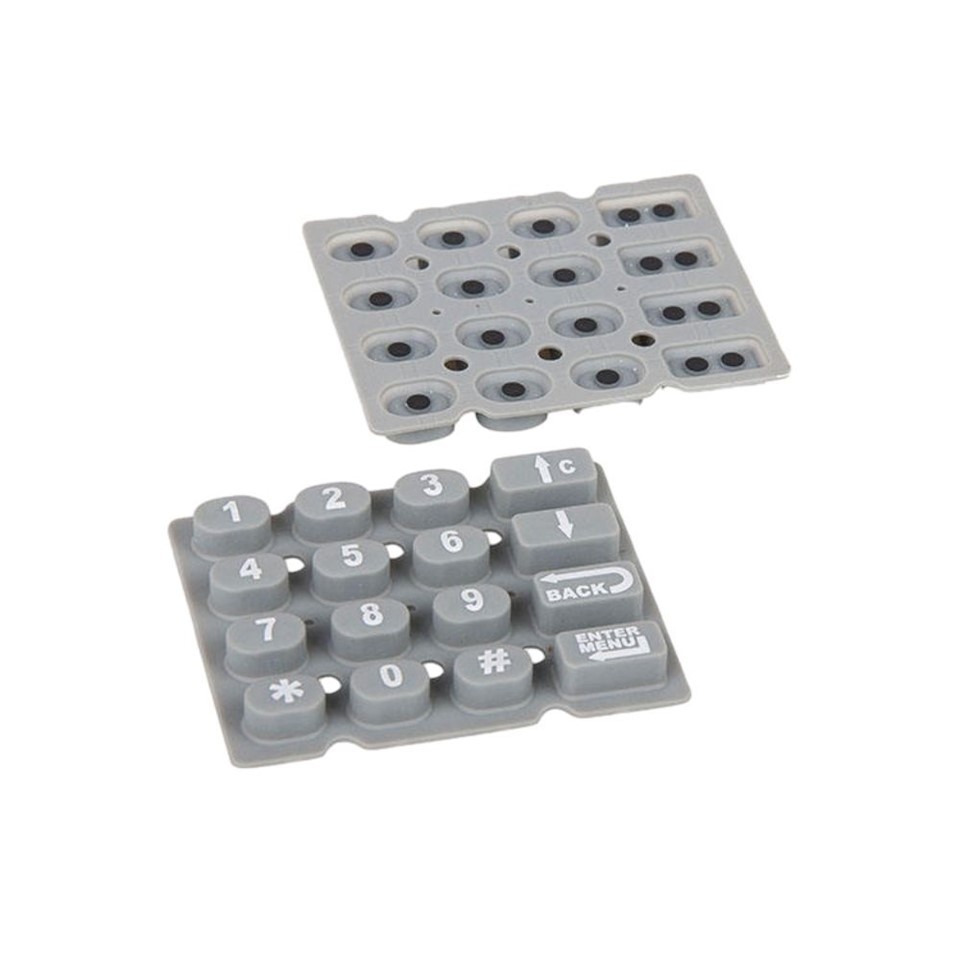Customized Silicone Rubber Keyboard With Screen Printing factory